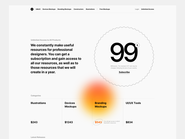 Unlimited Access Exploration by Ruslanlatypov for ls.graphics on Dribbble