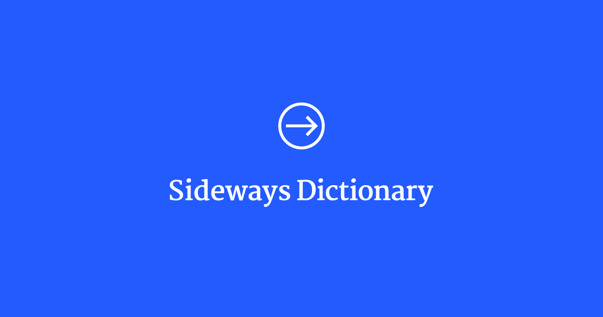 Cloud Computing - Sideways Dictionary