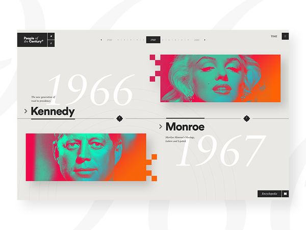 Time Magazine — People of the Century by Steve Fraschini - Dribbble