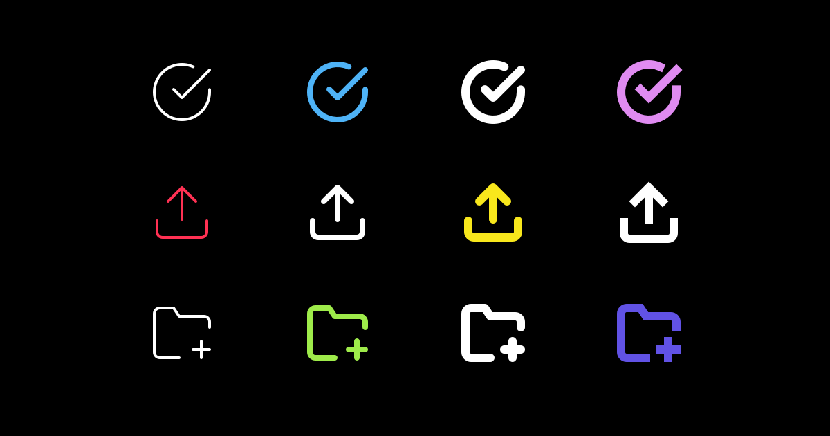 ICONSVG - Quick customizable SVG icons for your project