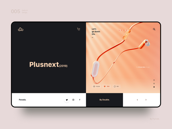 Headset website by 阿落Pyrrole | Dribbble | Dribbble