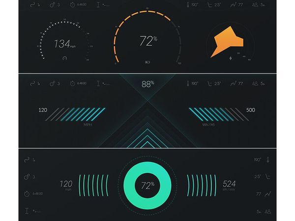Car Dashboard UI Concept No.2 / Jeremey Fleischer | Auto Dashboards & Apps | Pinterest | Dashboard …