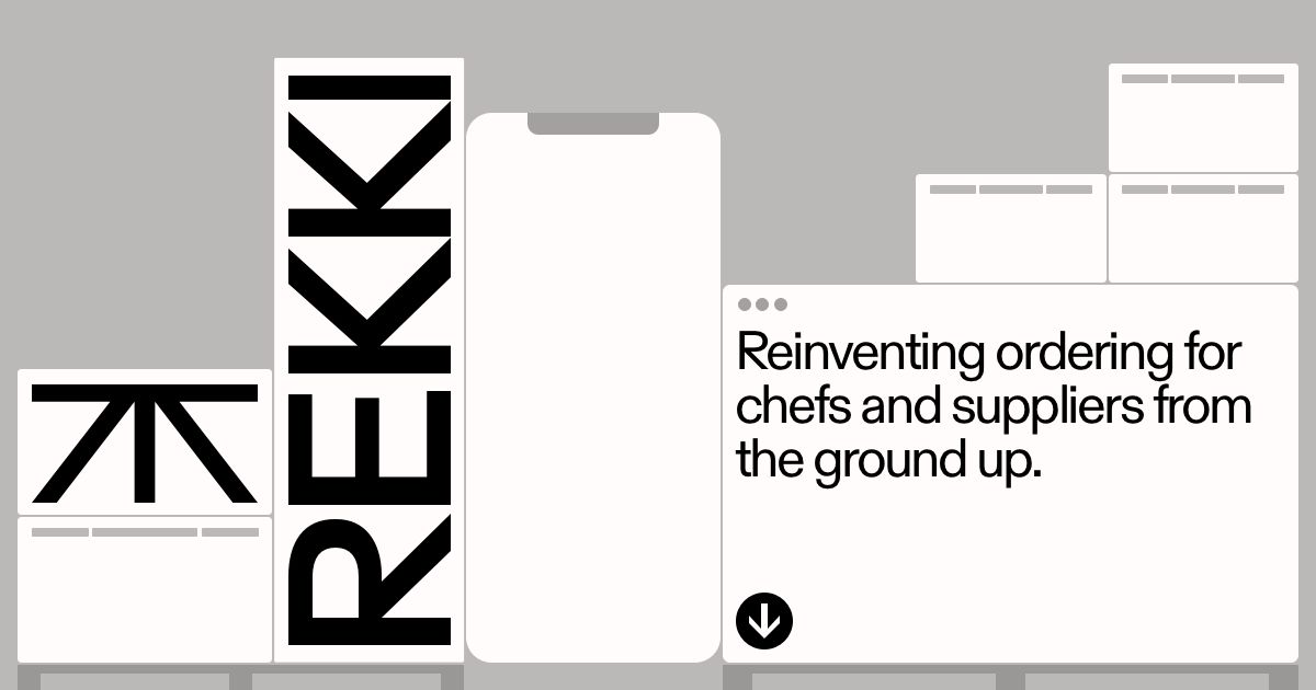 REKKI – Reinventing Ordering for Chefs and Suppliers