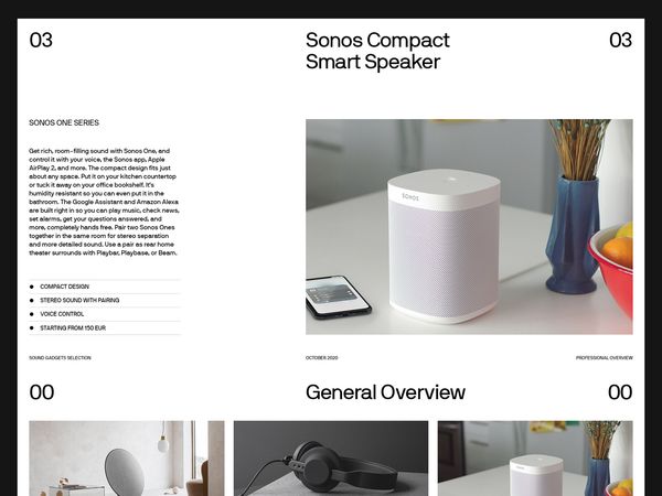 Tech Gadgets — Layout Details by Marko Cvijetic on Dribbble