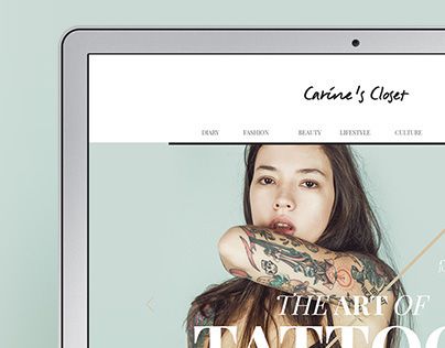 Carine's Closet - Fashion Blog on Behance