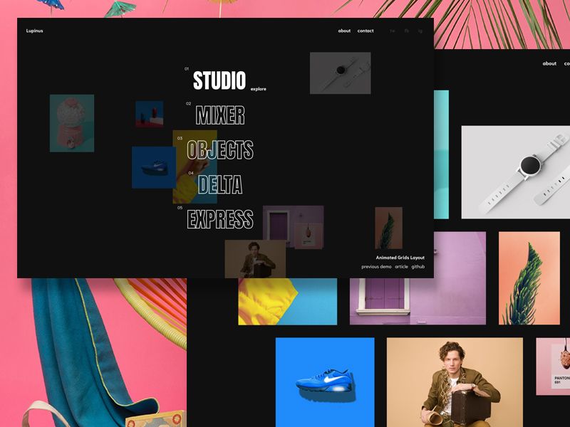 Animated Grid Previews | Codrops