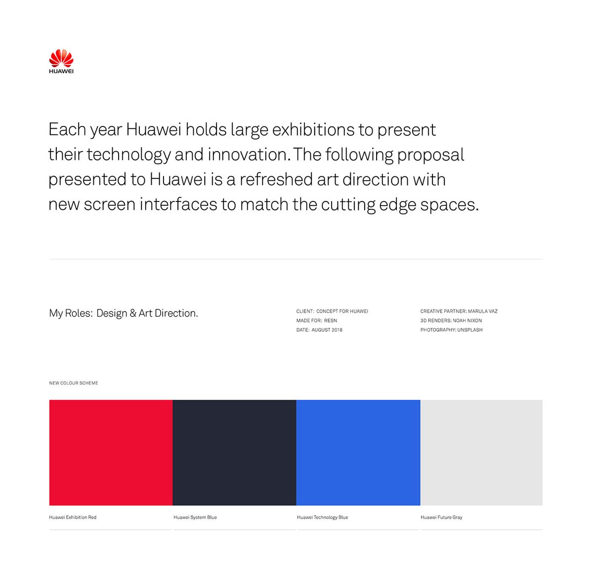 Huawei Exhibition UI on Behance