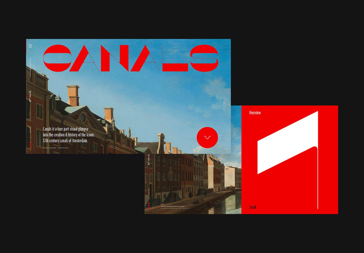 CANALS Website on Behance