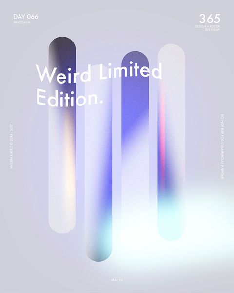 Baugasm by Vasjen Katro: One Poster a Day for 365 Days | Daily design inspiration for creatives | I…