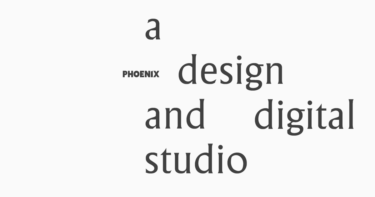 Phoenix The Creative Studio - A Montreal digital and branding studio