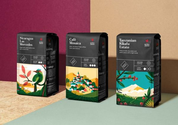 Archer Farms Coffee: Branding & Packaging by Jules Tardy – Inspiration Grid | Design Inspiration