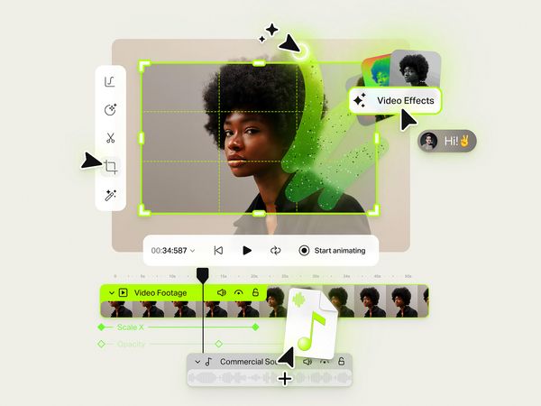 Online Video Editor Tool Banner Illustration Execution by Yasir Ekinci on Dribbble