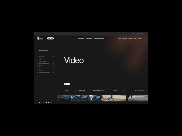 BASIC® x WEBBY AWARDS by BASIC® on Dribbble