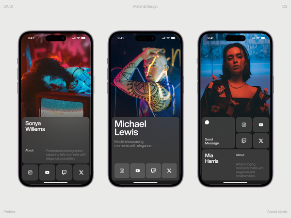 Profile by Maria Makova for Geex Arts on Dribbble