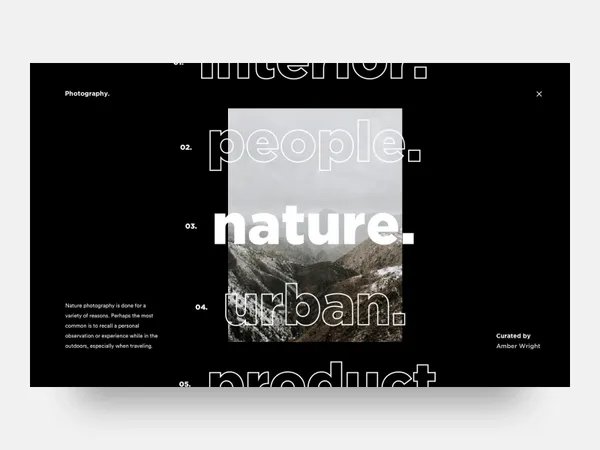 Menu Transition by Gil