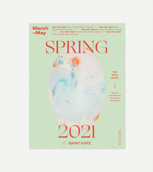 Brand New: New Logo and Identity for Saint Kate Arts Hotel by One Design Company