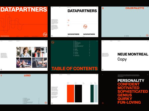 DataPartners Brand Guidelines by Jared Granger for WhenWeWonder on Dribbble
