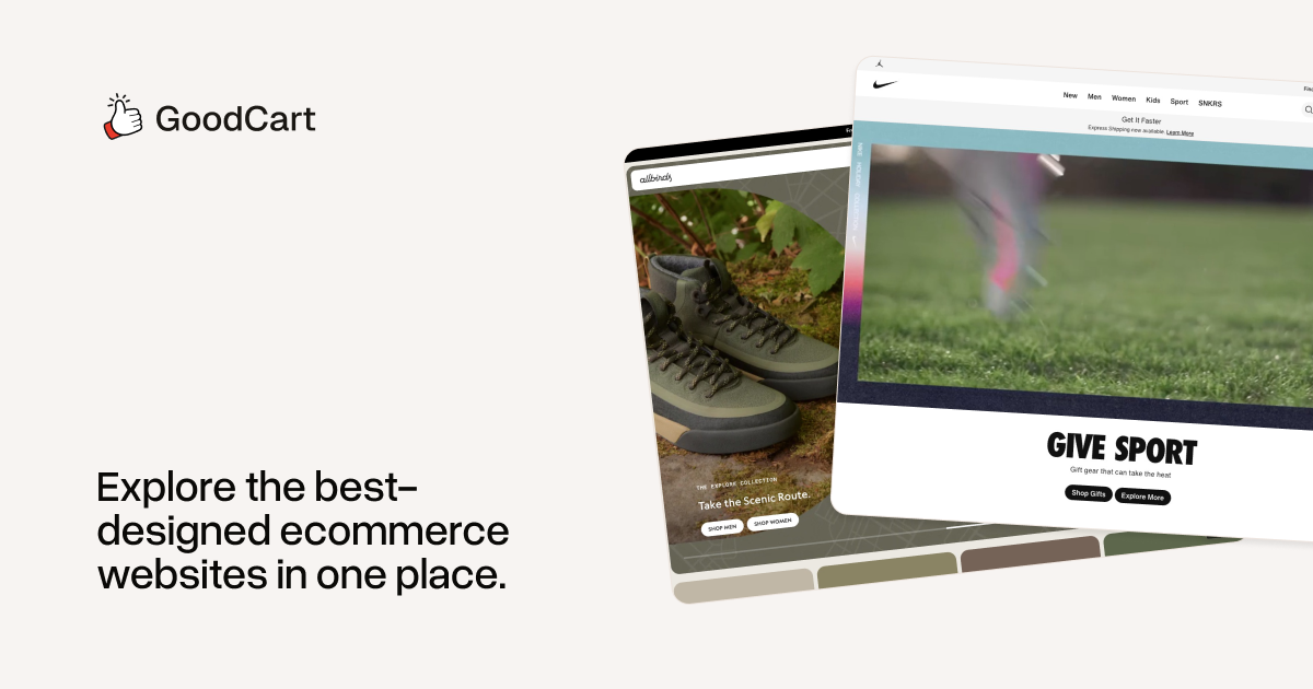 GoodCart - Ecommerce UI & UX Design Inspiration