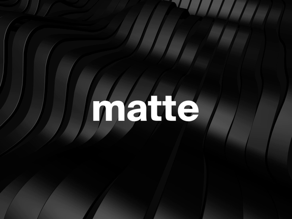 Matte Motion Exploration by Startup Milk on Dribbble
