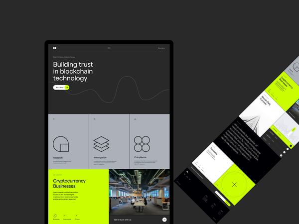 Blockchain website by Franko Komljenović on Dribbble