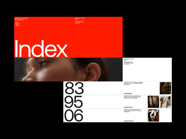 Index by Marijana Grbovic on Dribbble