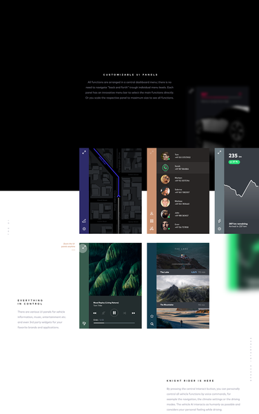 Mivon-E Automotive Concept UI/UX 2025 on Behance