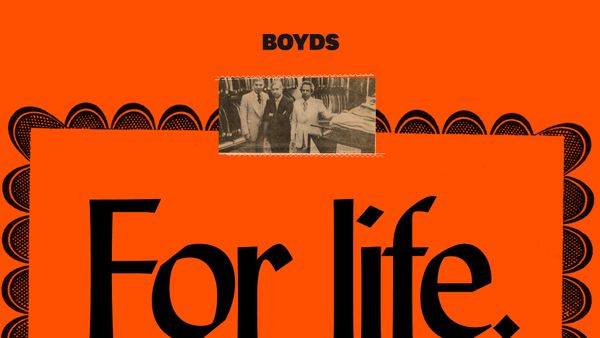 Brand New: New Campaign Identity for Boyds 85th Anniversary by Defy