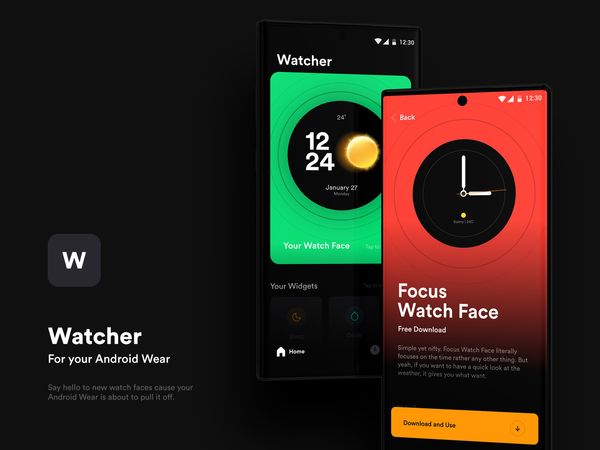 Watcher | The Watch Face App by Aryana Shakibaei on Dribbble