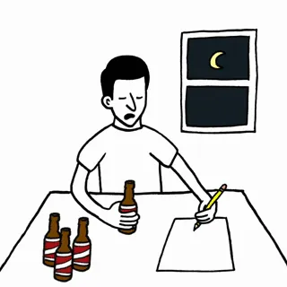 Drawing A Blank by Matthew Reuter