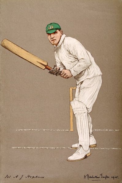 News Photo : Australian cricketer Albert Hopkins. One of a...