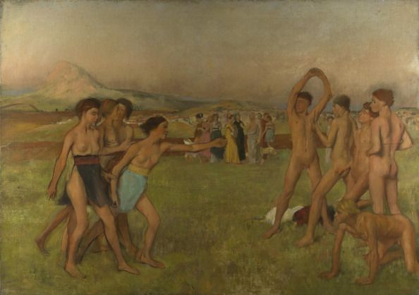 News Photo : Young Spartans Exercising, ca 1860. Found in the...