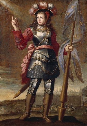 Fine art : Joan of Arc (1412-1431), 17th century, painting