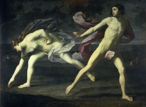 Fine art : Atalanta and Hippomenes by Guido Reni