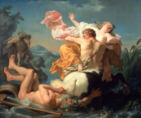 Fine art : Abduction of Deianeira by Louis Jean Francois Lagrenee