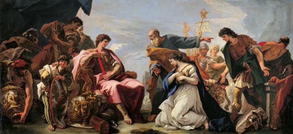 Fine art : The Continence of Scipio, by Sebastiano Ricci, 1700 - 1704 about, 18th Century, oil on c…