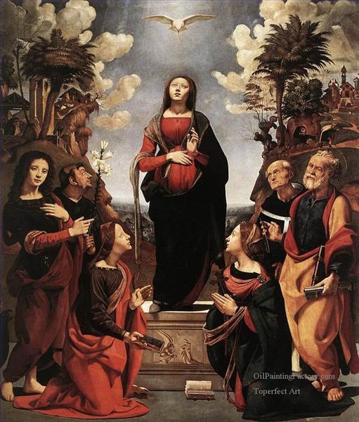 8-Immaculate-Conception-with-Saints-religious-Renaissance-Piero-di-Cosimo
