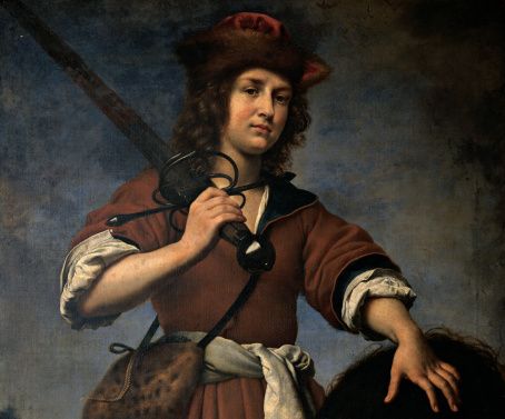 Fine art : David and Goliath, by Dolci Carlo, 17th Century, oil on canvas