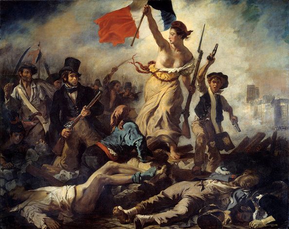 News Photo : Liberty leading the People, July the 28th, 1830 ....