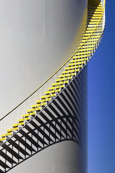 Yellow stairs: