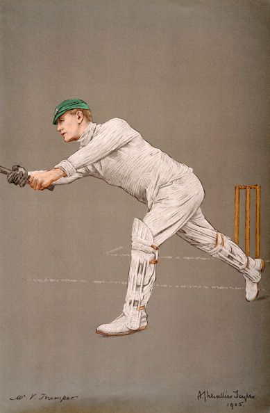 News Photo : Australian cricketer Victor Trumper. One of a...
