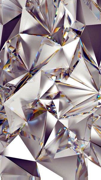 Reflections, Diamonds, Silver | iPhone 5 Wallpaper: