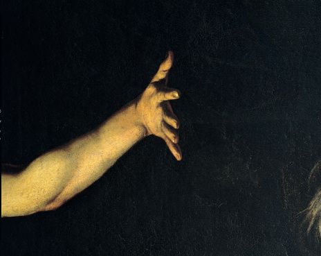 Fine art : Seven Works of Mercy, by Merisi Michelangelo known as Caravaggio, 1606 - 1607, 17th Cent…