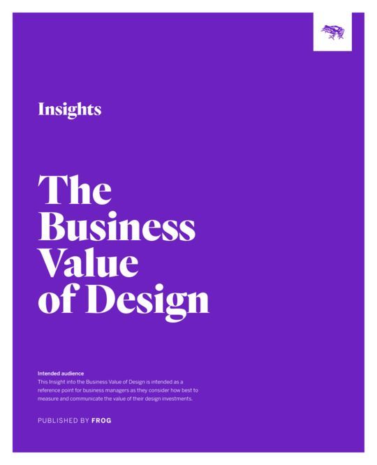Frog | Business Value of Design