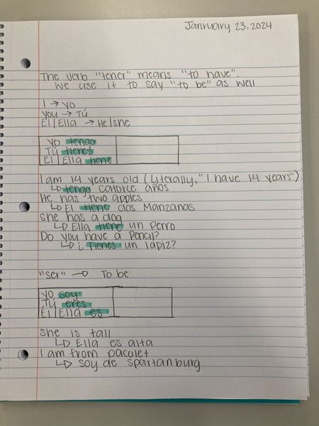 Martes, 23 de enero: Tener y ser