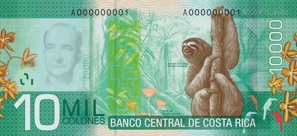 Billete de Costa Rica