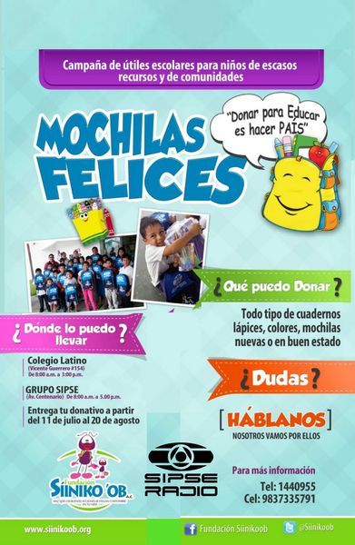 Mochilas felices