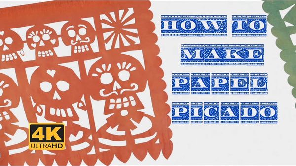 Coco: How to Make Paper Picado (Disney Pixar) 4k