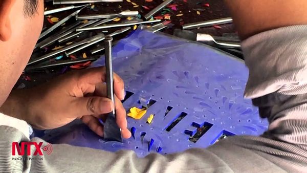 Papel picado, artesanía de San Salvador Huizcolotla para el mundo