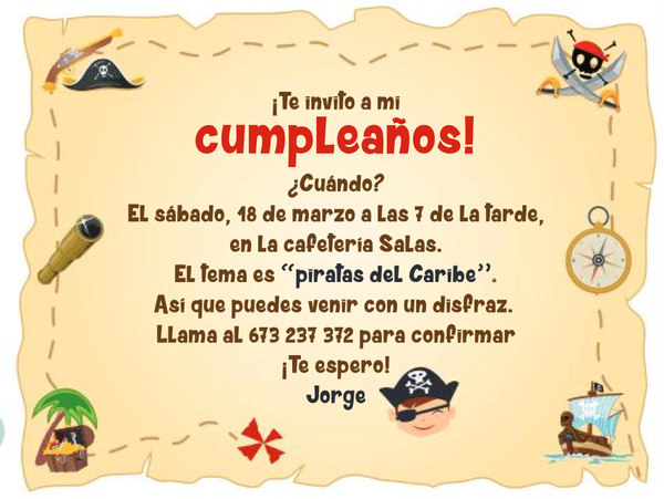 Invitación Jorge