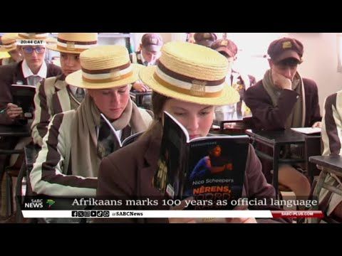 Afrikaans marks 100 years